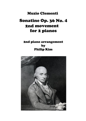Muzio Clementi Sonatine Op. 36 No. 4 Second Movement for 2 Pianos