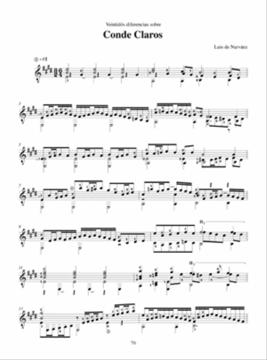 The Renaissance Vihuela & Guitar in Sixteenth-Century Spain Guitar Solo scores gallery preview page 5