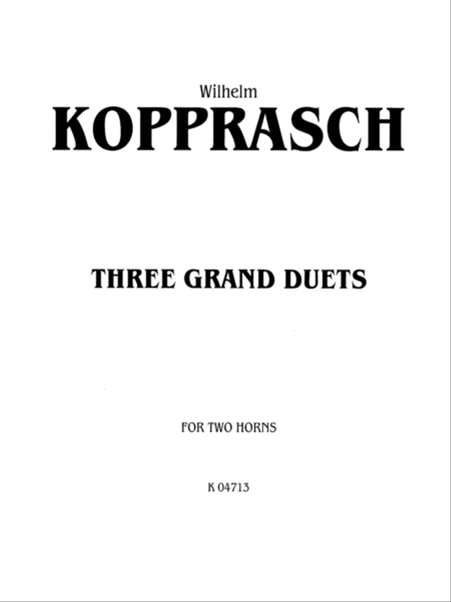 Three Grand Duets