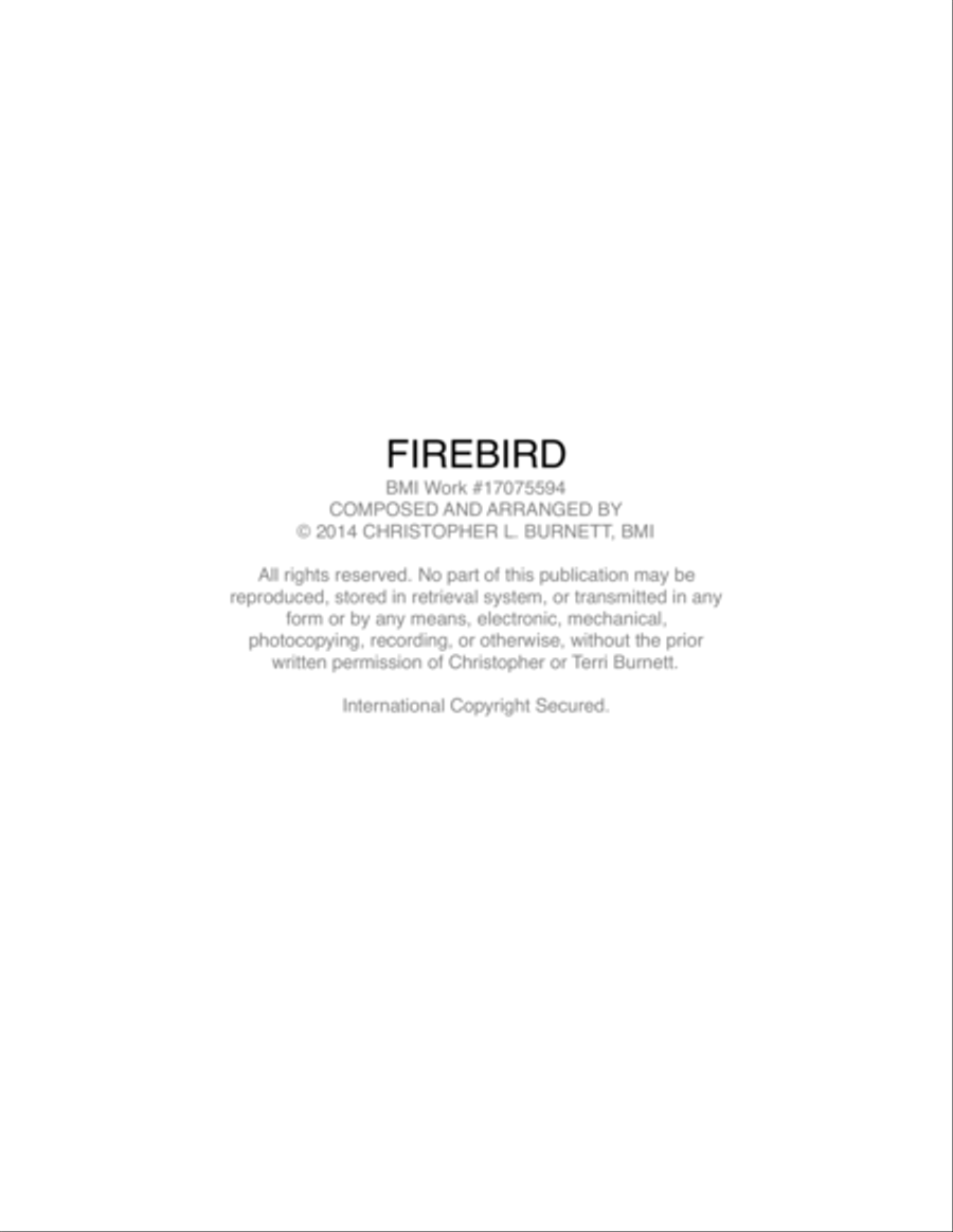 Firebird, BMI Work #17075594 Combo Score and Parts Bundle) Jazz Ensemble scores gallery preview page 6