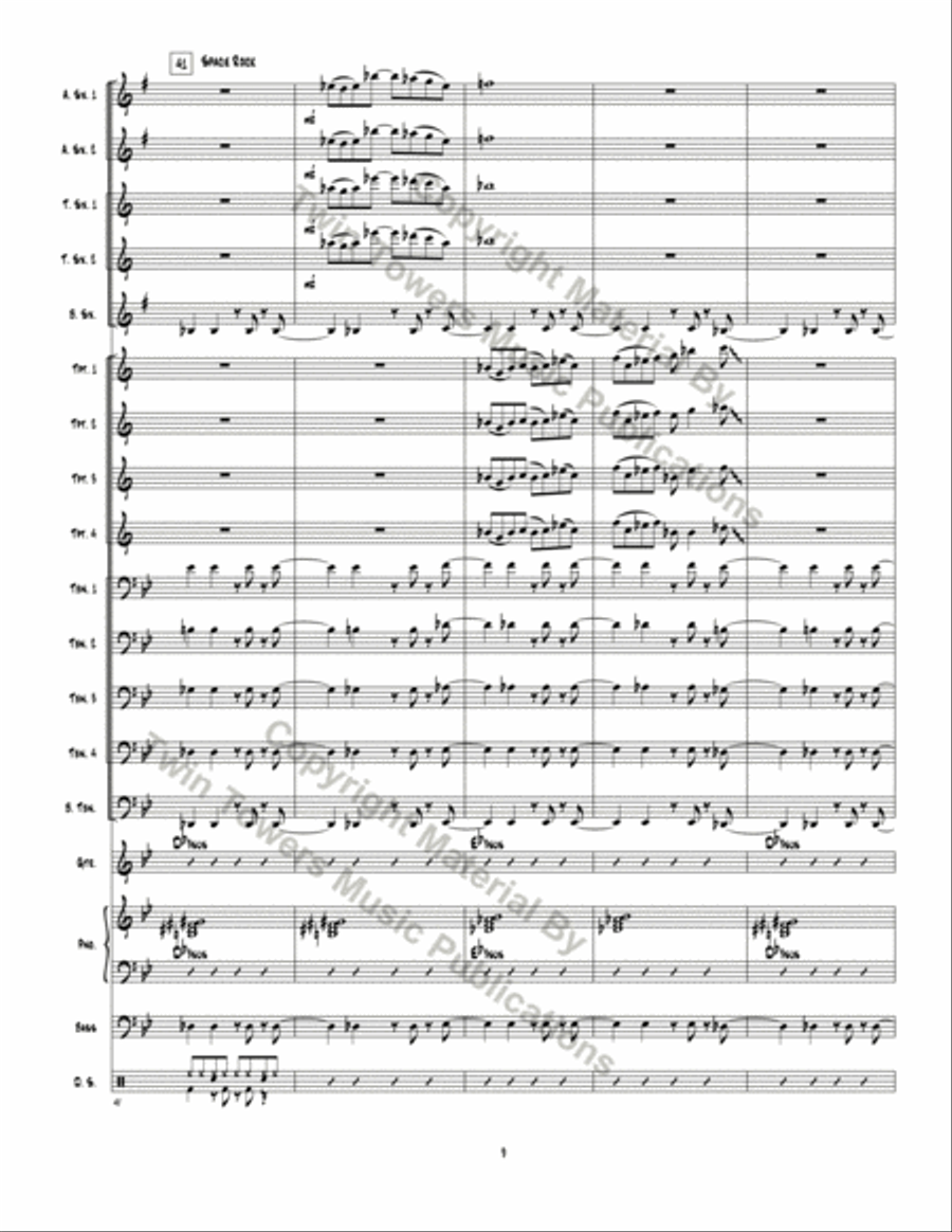 Slipstream Slipstream Jazz Ensemble scores gallery preview page 10