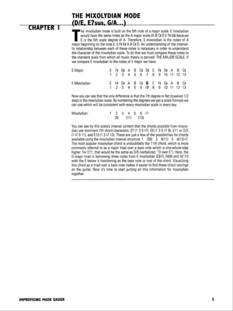 Frank Gambale -- Improvisation Made Easy Electric Guitar scores gallery preview page 5