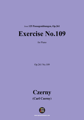C. Czerny-Exercise No.109,Op.261 No.109