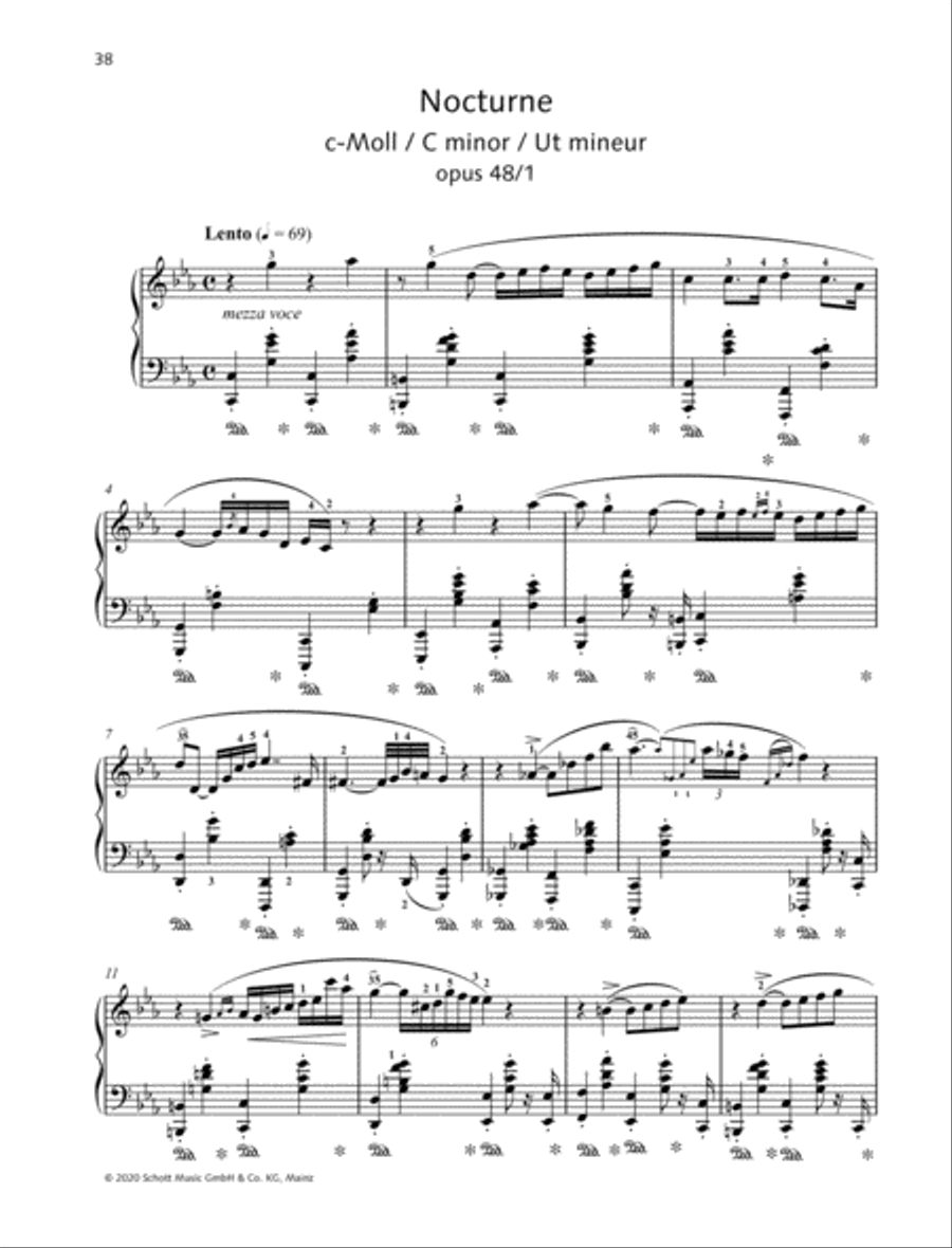 Nocturne C minor Piano Solo scores gallery preview page 2