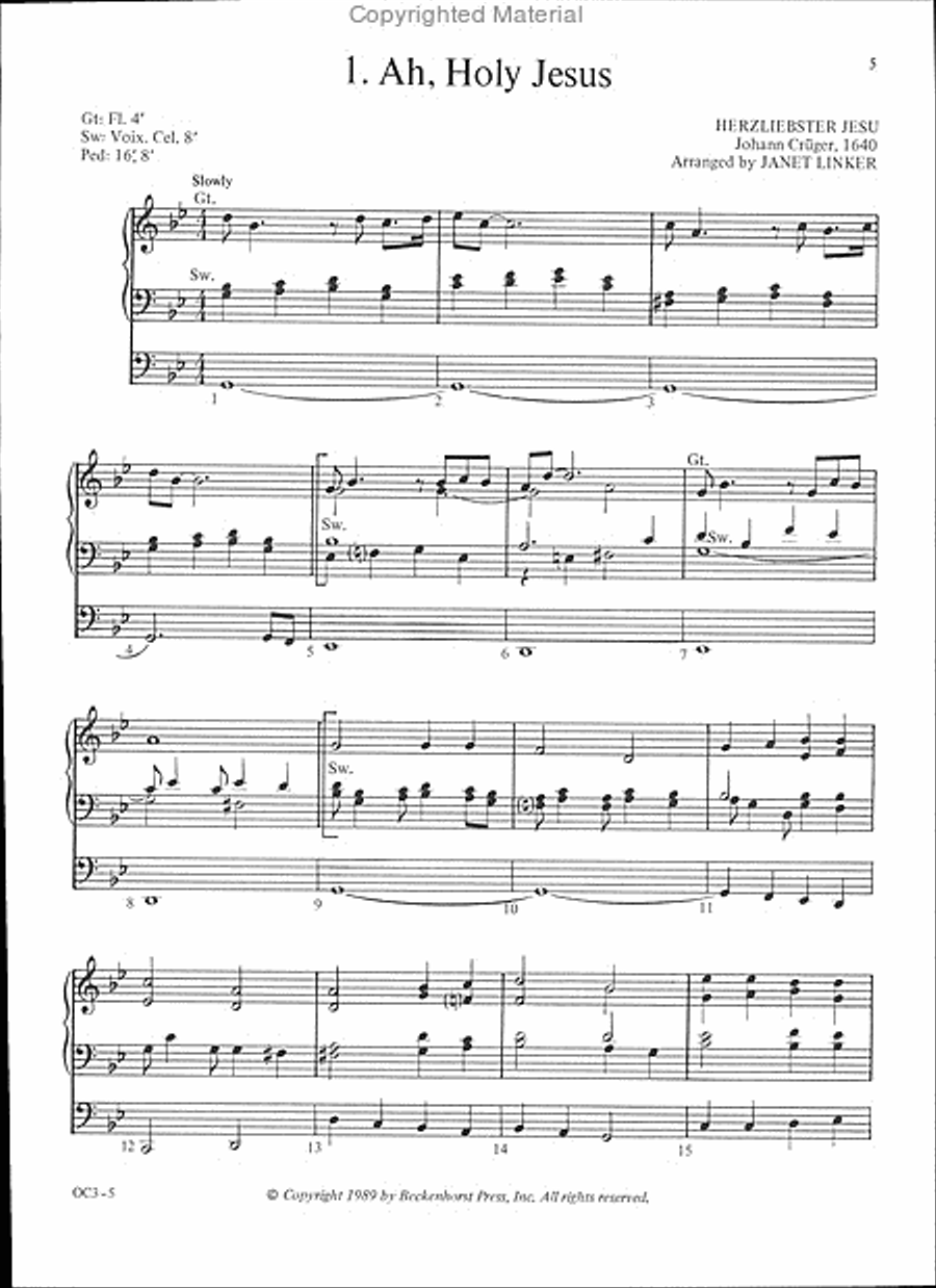 Hymns of the Cross Organ scores gallery preview page 2