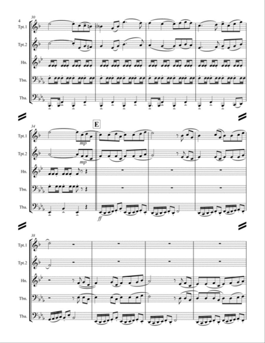 The Chicken Dance Horn scores gallery preview page 5