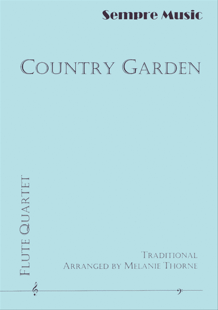 Country Garden Country Garden Flute Quartet scores gallery preview page 1