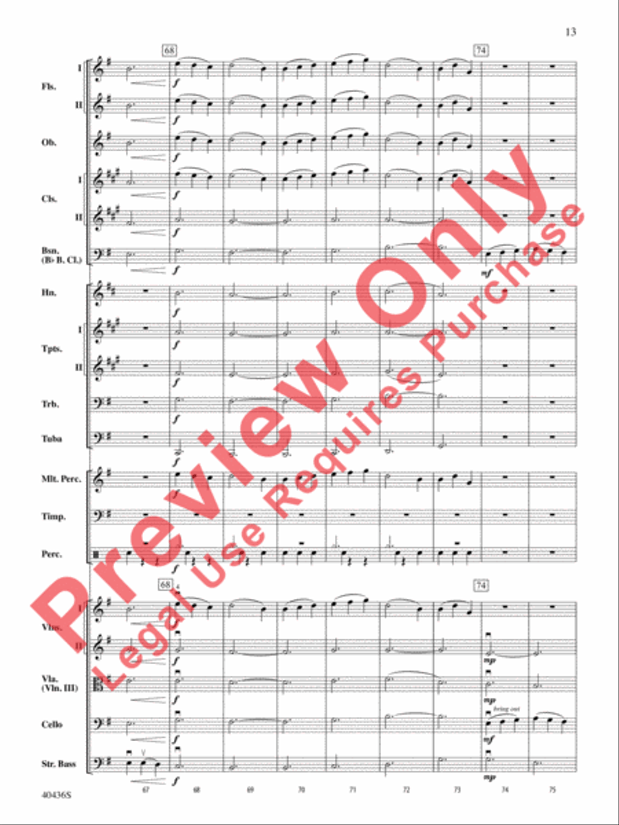 The Magic of Harry Potter Full Orchestra scores gallery preview page 14