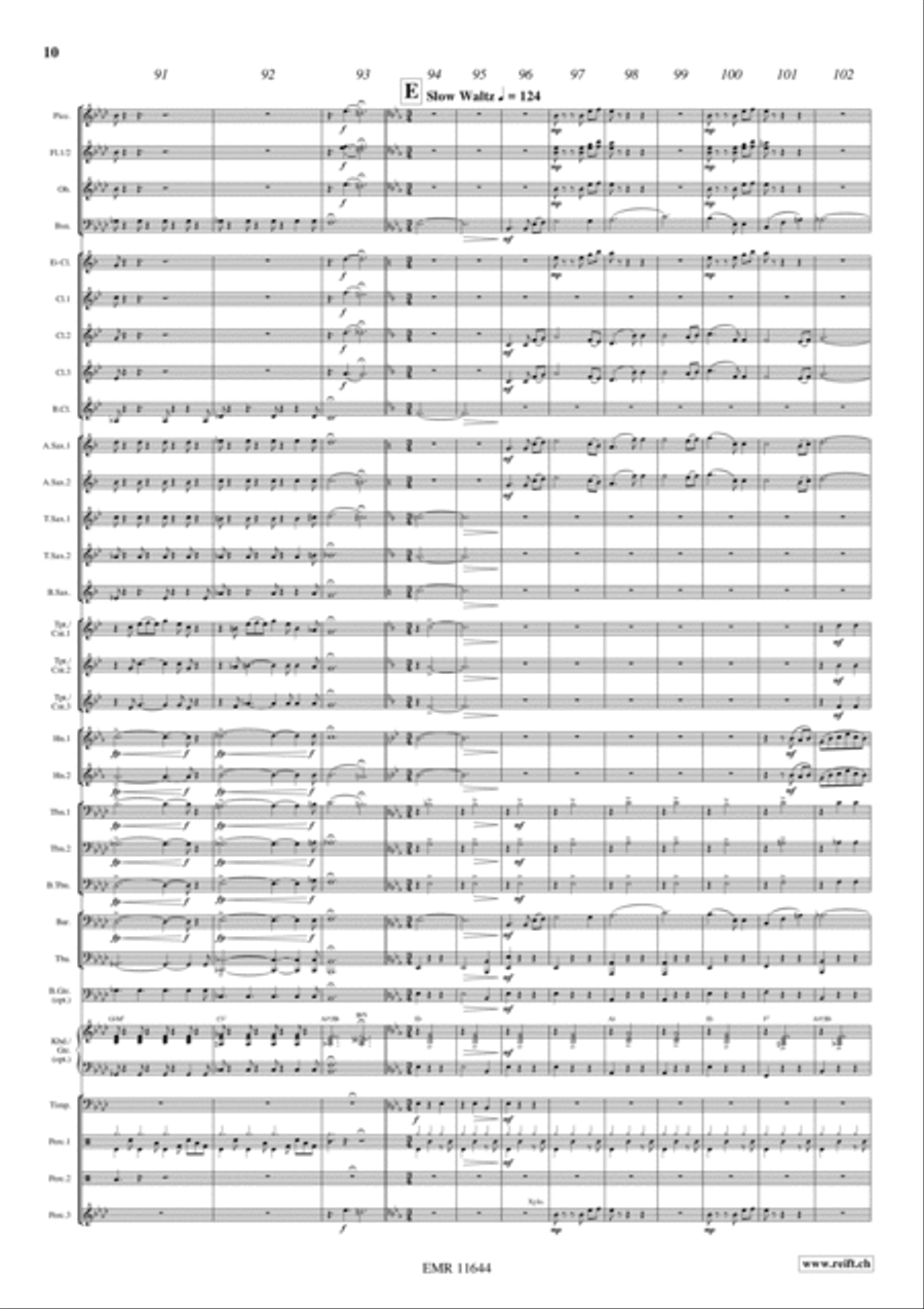 Flight To USA Concert Band scores gallery preview page 11