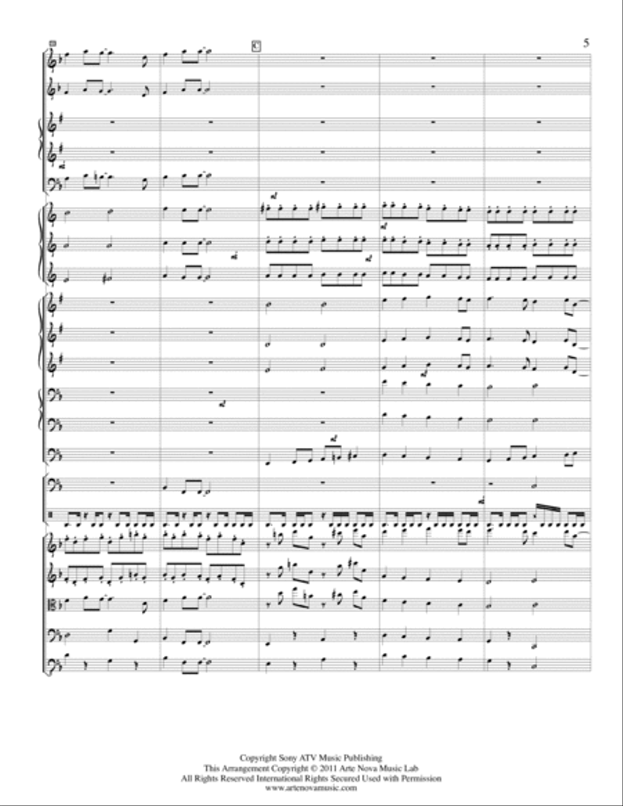 Yesterday Full Orchestra scores gallery preview page 6