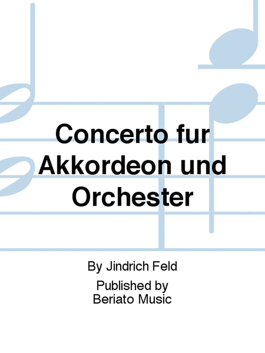 Concerto für Akkordeon und Orchester