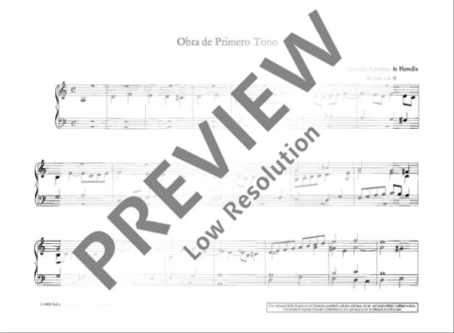 Organ Music of the spanish baroque Period Organ scores gallery preview page 6