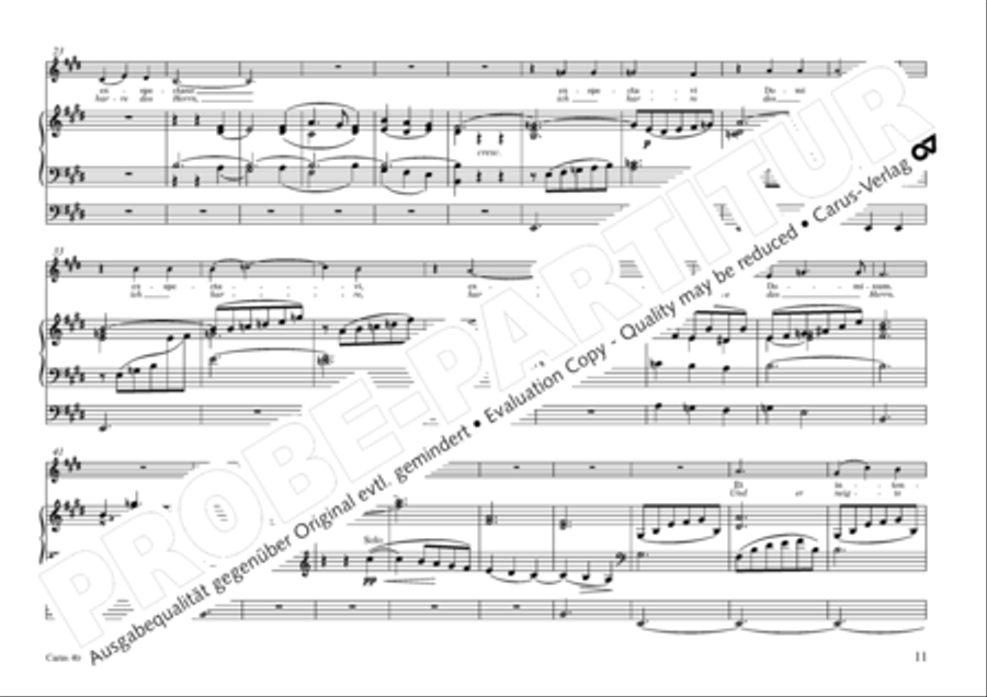 Oratorio de Noel (Weihnachtsoratorium) 4-Part scores gallery preview page 12