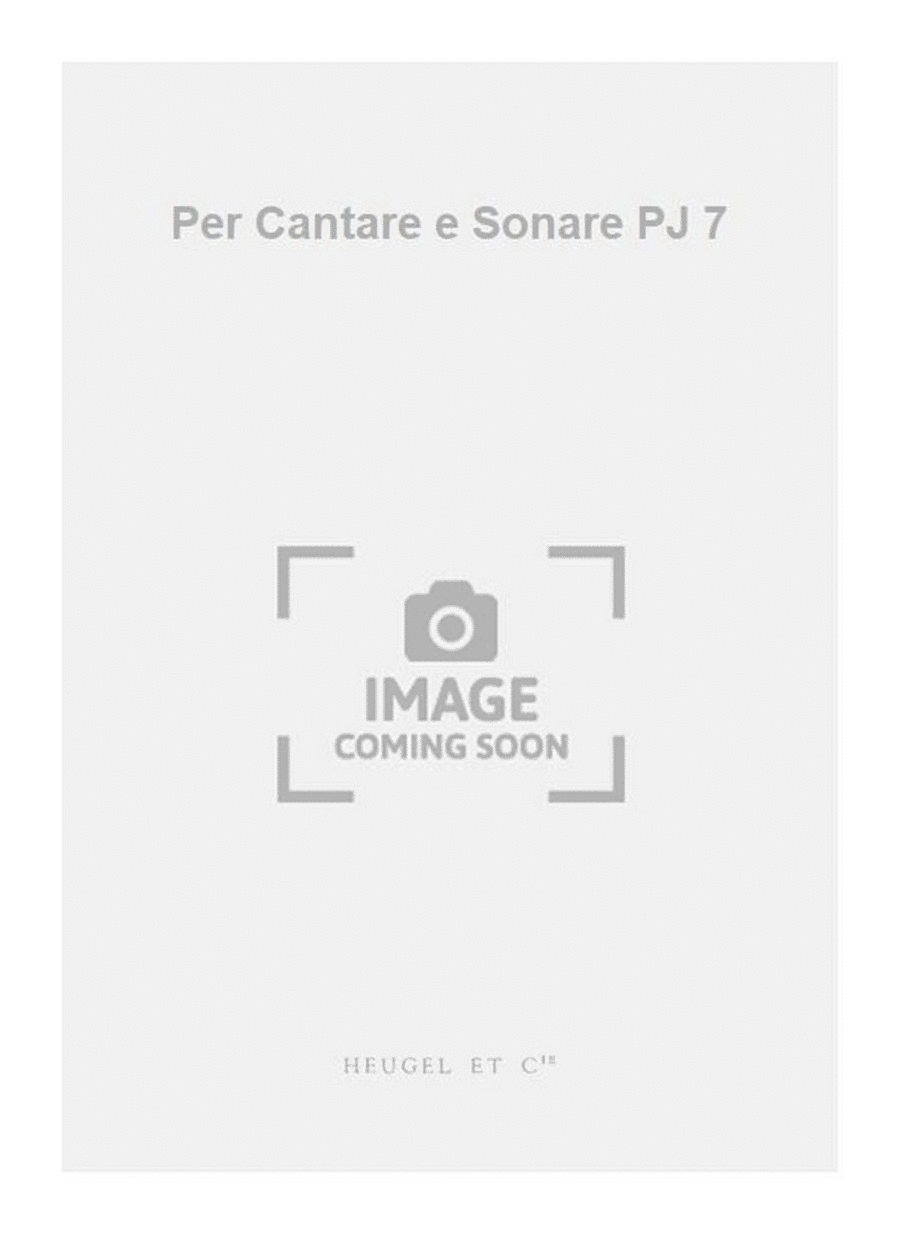 Per Cantare e Sonare PJ 7 Voice scores gallery preview page 1
