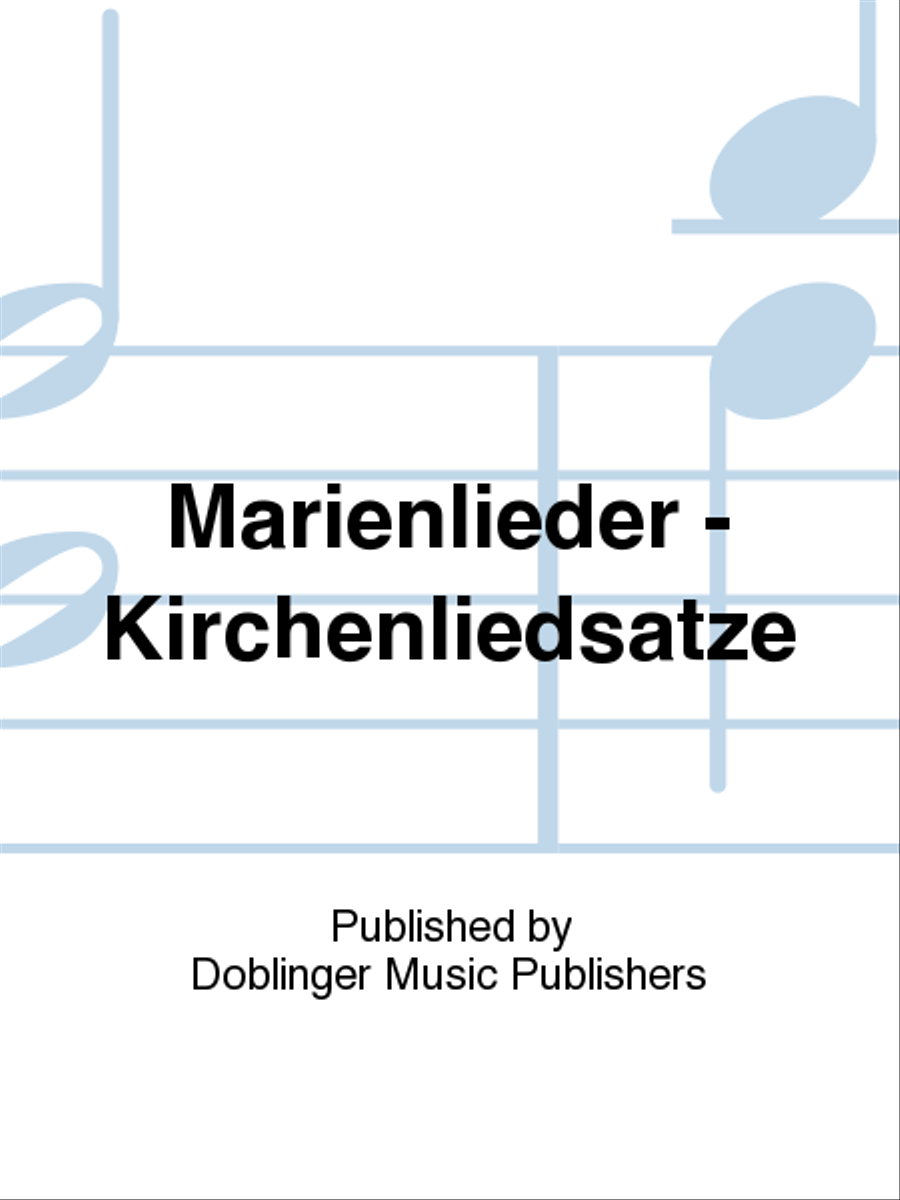 Marienlieder - Kirchenliedsatze 4-Part scores gallery preview page 1