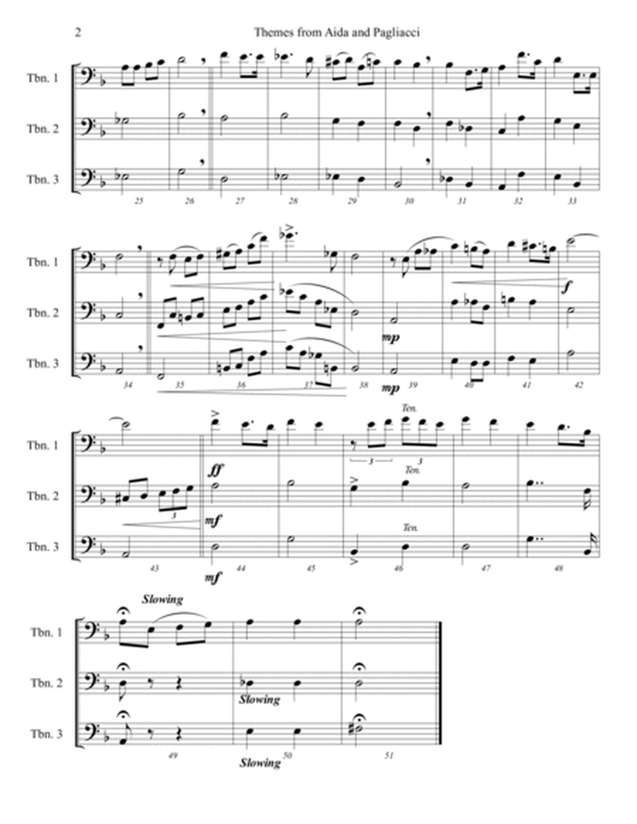 Aida - Pagliacci Trombone Trio image number null