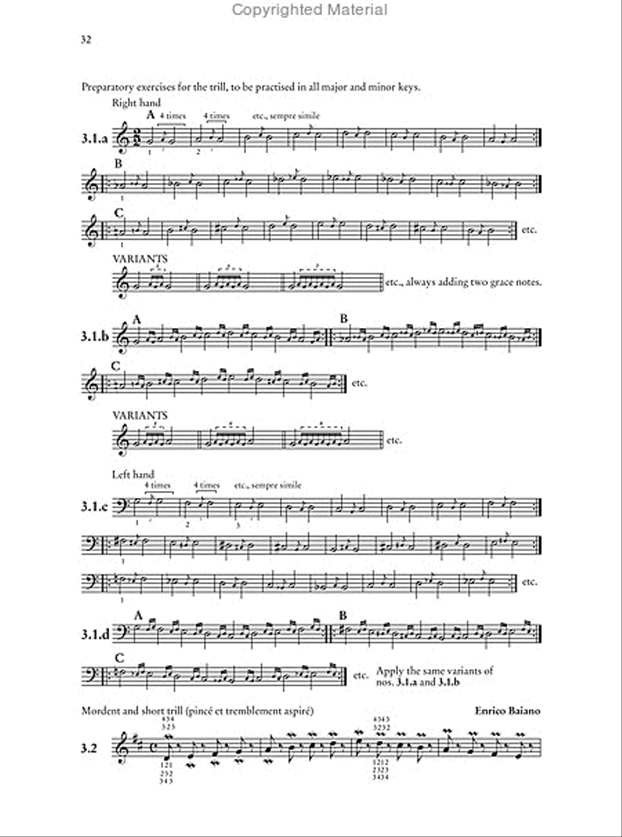 Method for Harpsichord. A practical guide for Pianists, Organists and Harpsichordists Harpsichord scores gallery preview page 2
