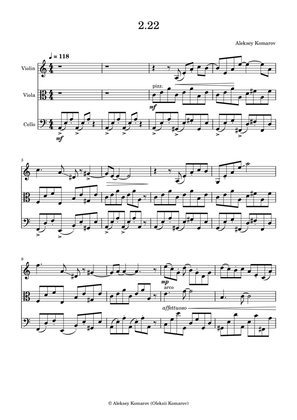 2.22 (String trio)