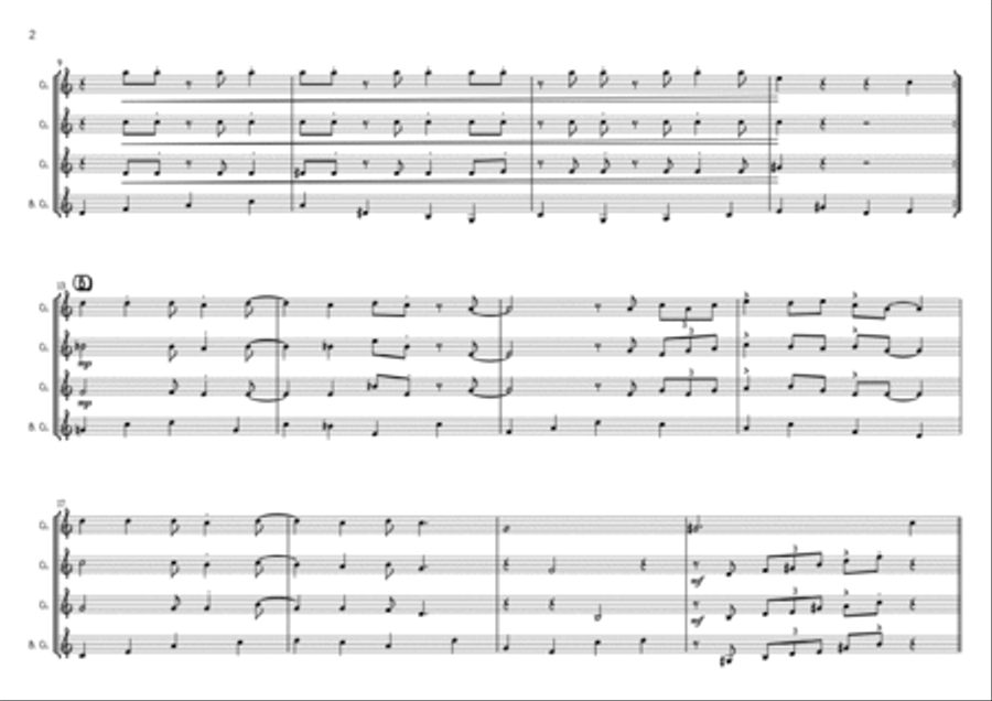 It Don't Mean A Thing (If It Ain't Got That Swing) Woodwind Quartet scores gallery preview page 3