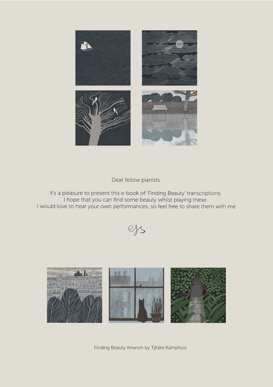 Finding Beauty Songbook Piano Solo scores gallery preview page 2