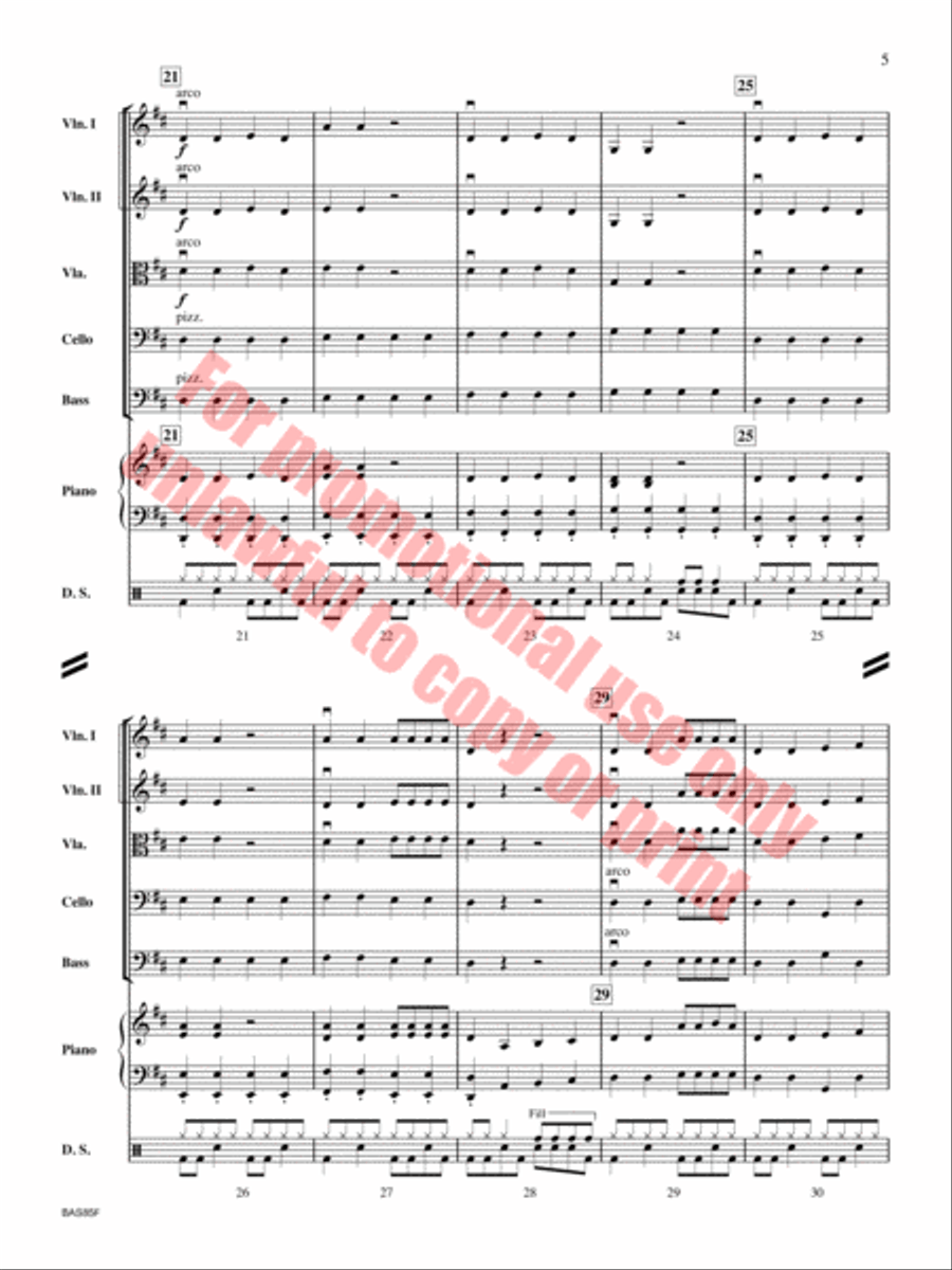 5th Avenue Rock 5th Avenue Rock String Orchestra scores gallery preview page 6