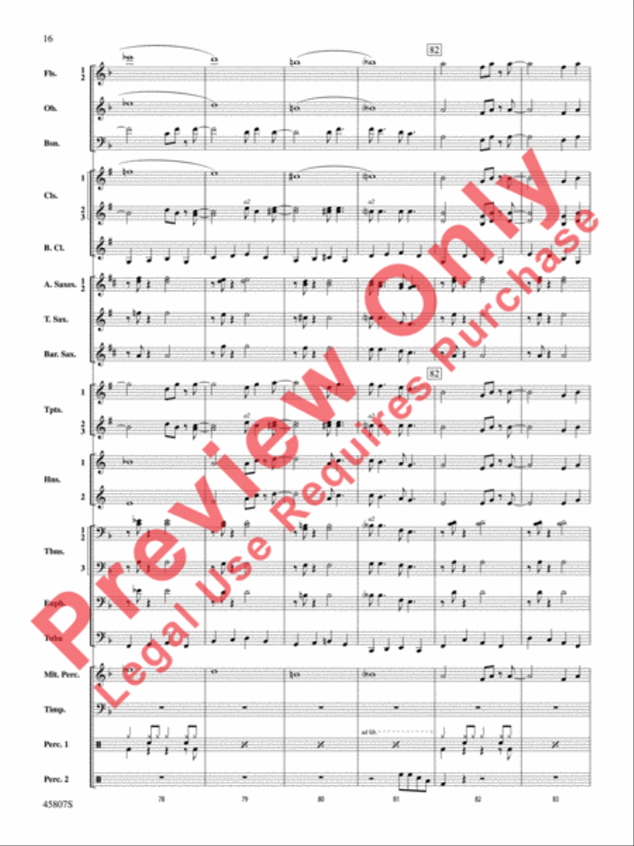Brahms' Waltz 2 Ways Brahms' Waltz 2 Ways Concert Band scores gallery preview page 17