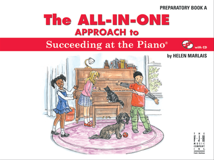 The All-in-One Approach to Succeeding at the Piano, Preparatory Book A Piano Method scores gallery preview page 1