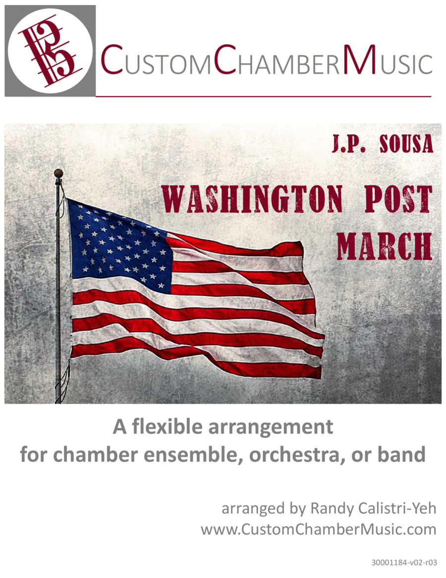 Sousa Washington Post March (Flexible Ensemble) Small Ensemble scores gallery preview page 1