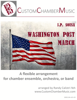 Book cover for Sousa Washington Post March (Flexible Ensemble)