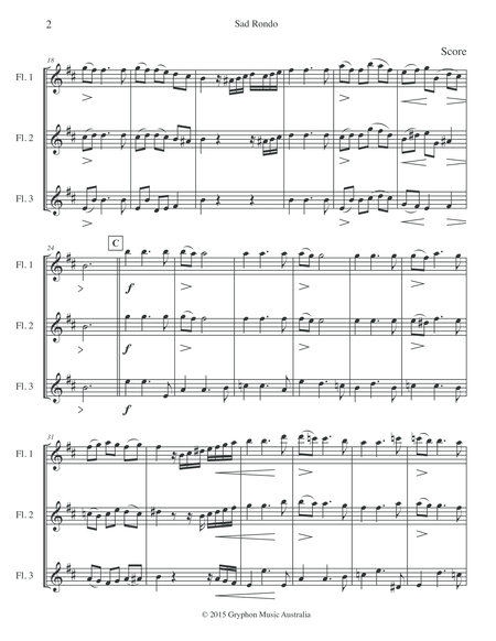 Sad Rondo for Flute Trio image number null