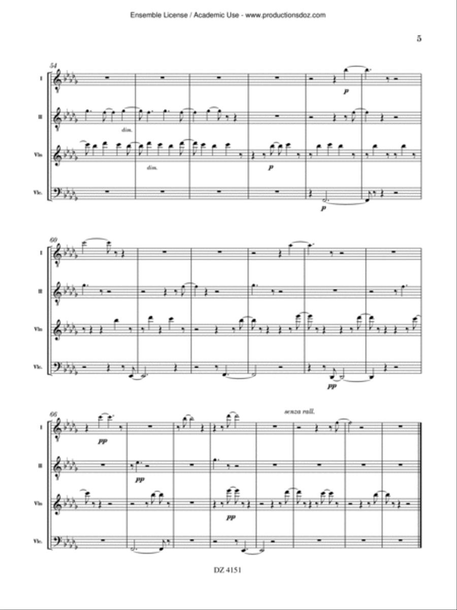 Fantaisie No 1 «Mécanique» Cello scores gallery preview page 5
