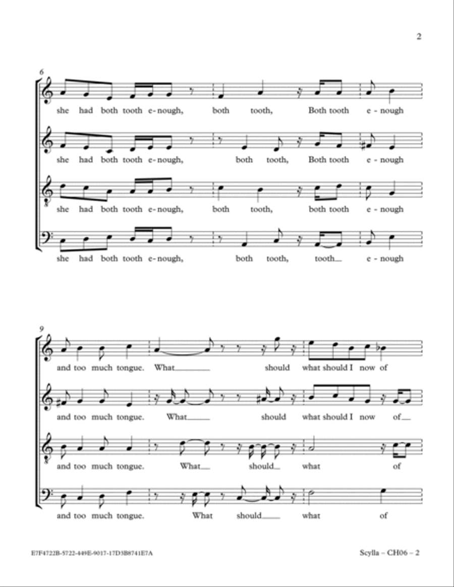 Scylla 4-Part scores gallery preview page 3