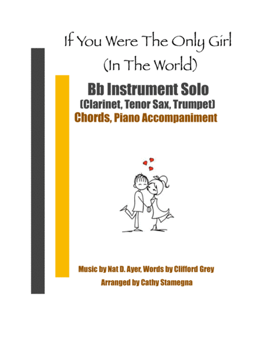 If You Were the Only Girl (In the World) (Bb Instrument-Clarinet, Tenor Saxophone, Trumpet, Chords, image number null