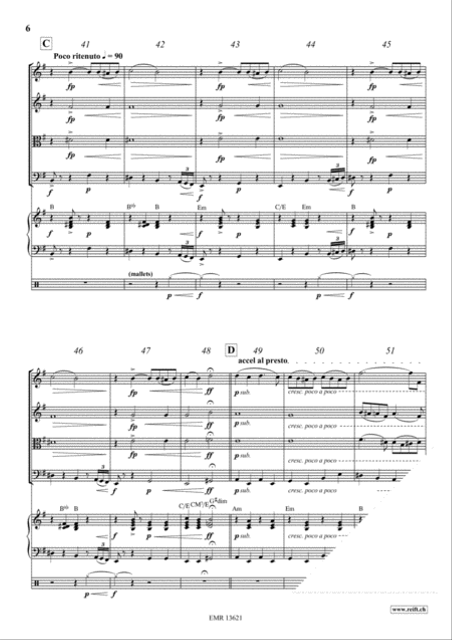 Russian Gypsy Song String Quartet scores gallery preview page 6
