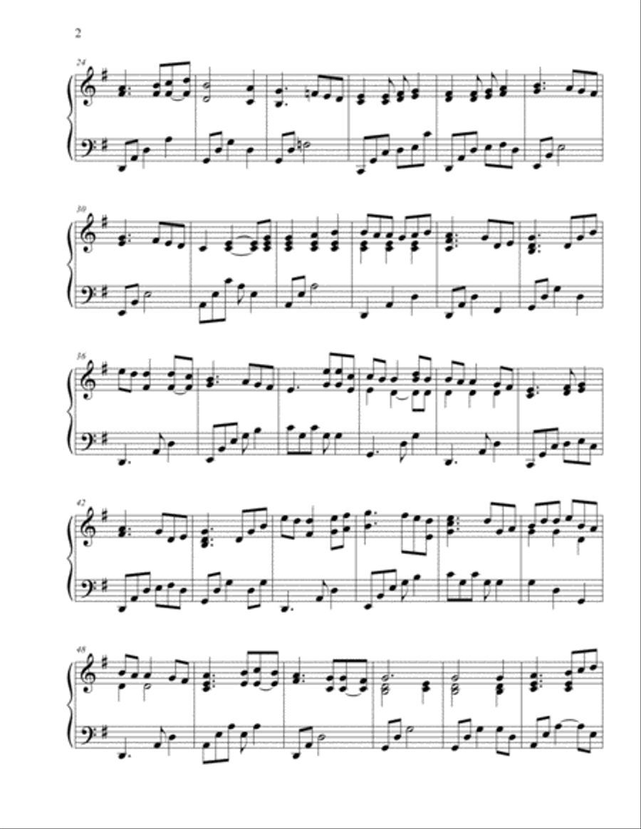 How Fair My Love (sheet music for piano) Piano Solo scores gallery preview page 2
