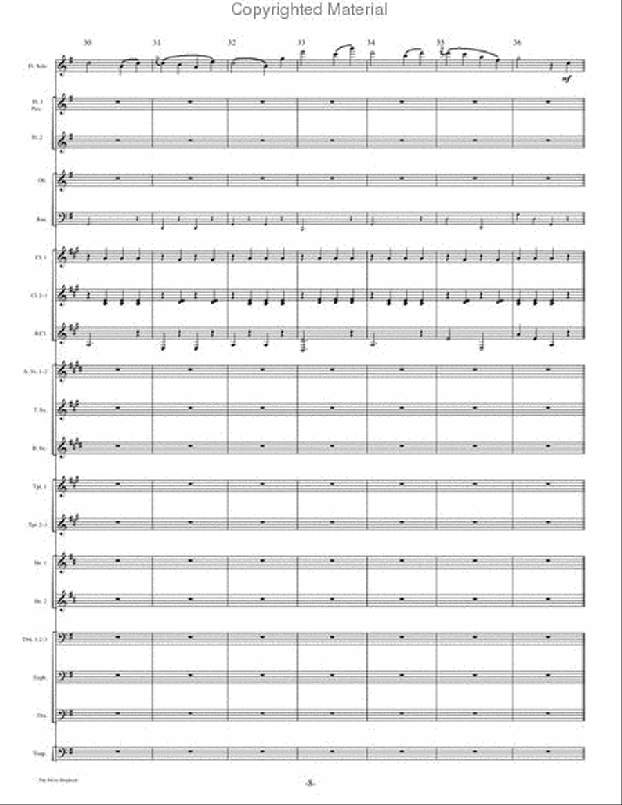 The Swiss Shepherd Concert Band scores gallery preview page 8