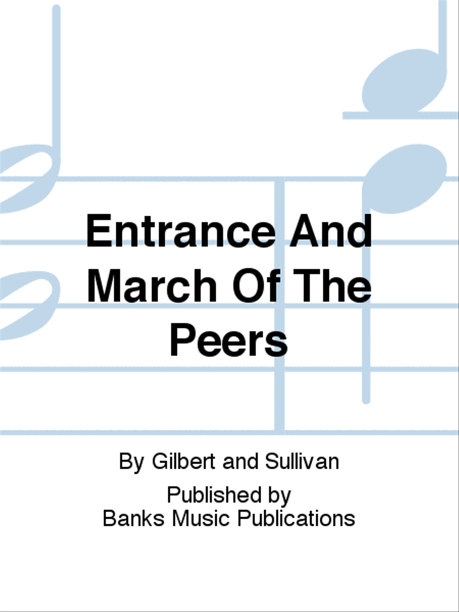 Entrance And March Of The Peers TTBB scores gallery preview page 1