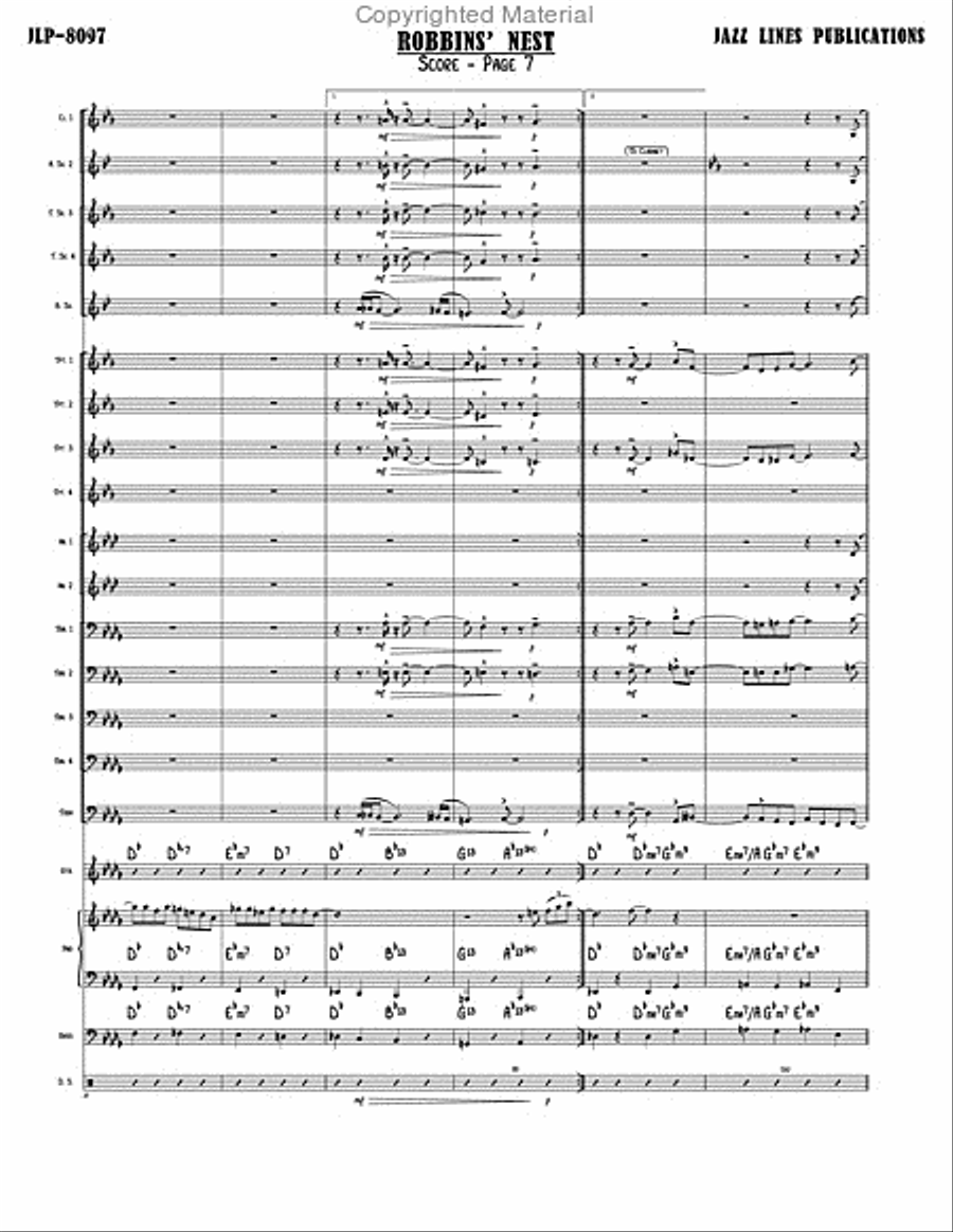 Robbins' Nest Big Band scores gallery preview page 7