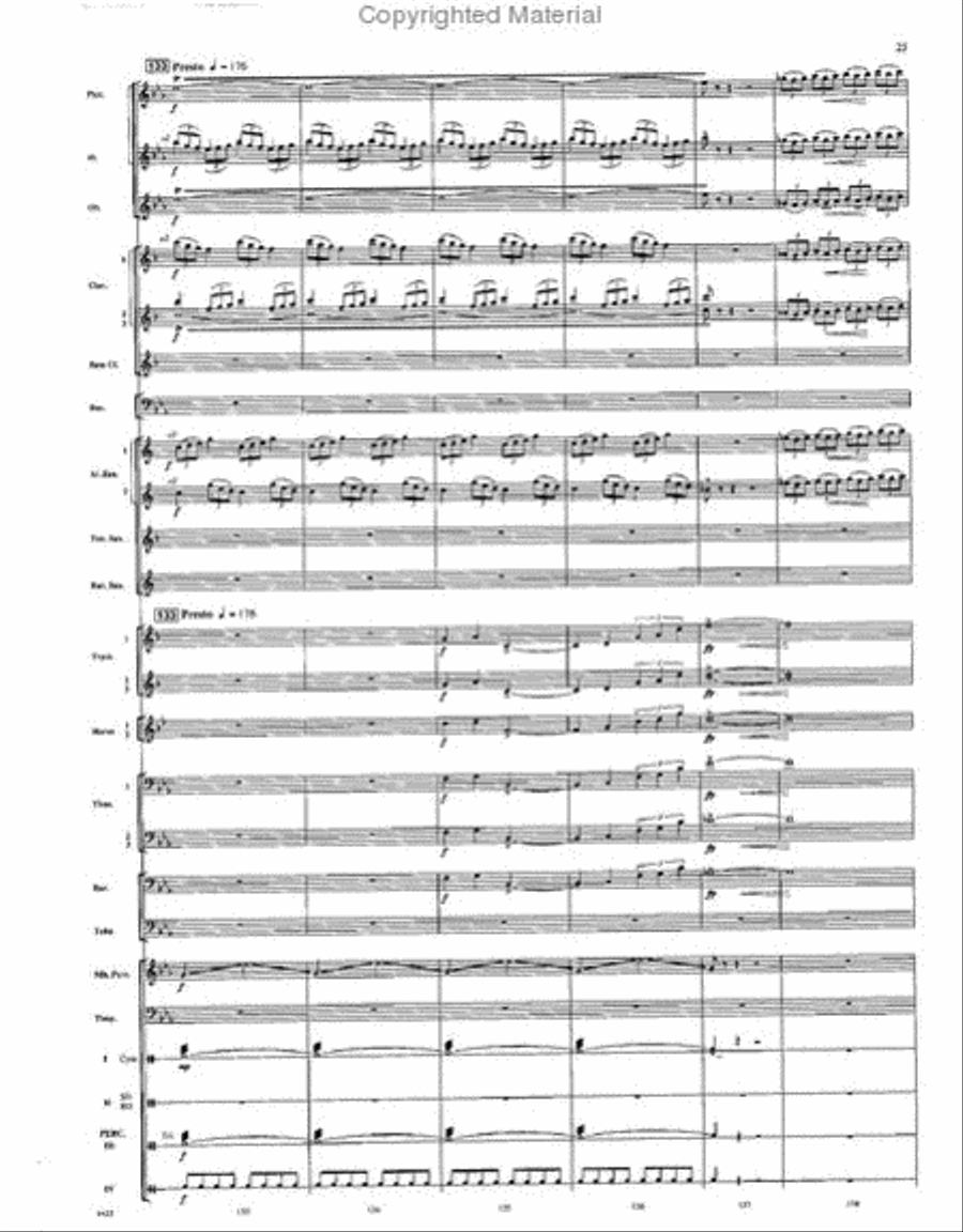 When Angels Weep Concert Band scores gallery preview page 24