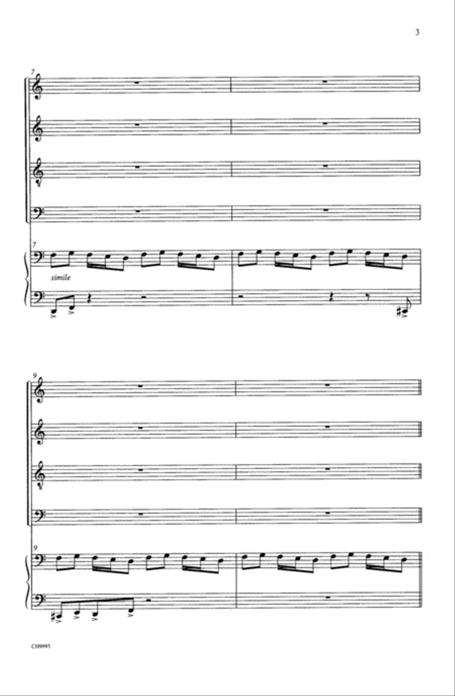 Duel of the Fates 4-Part scores gallery preview page 3