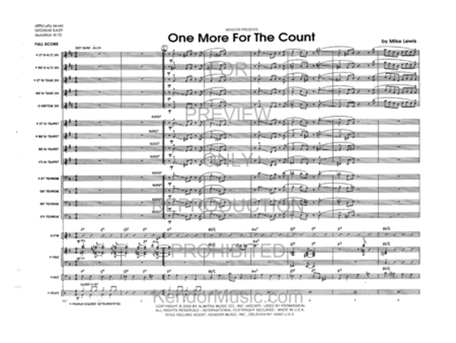 One More For The Count (Full Score)