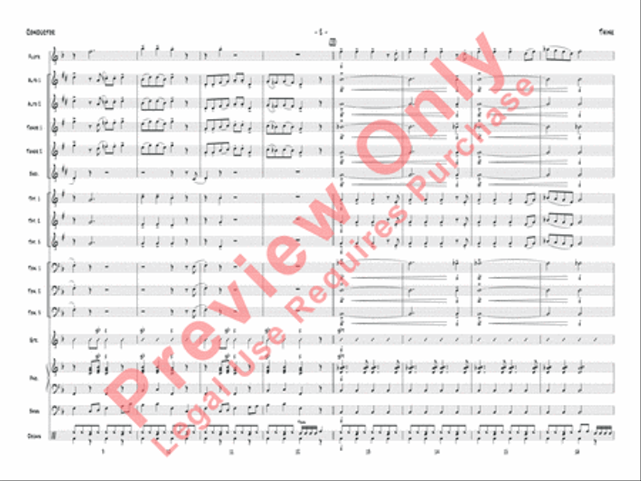 Think (from The Blues Brothers) Jazz Ensemble scores gallery preview page 5