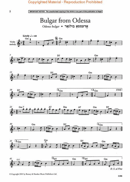 The Klezmer Fiddler - Complete