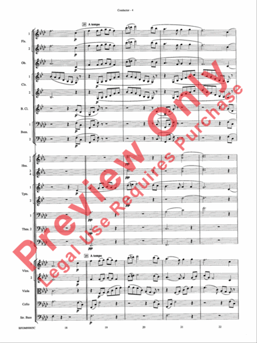 Song without Words Full Orchestra scores gallery preview page 6