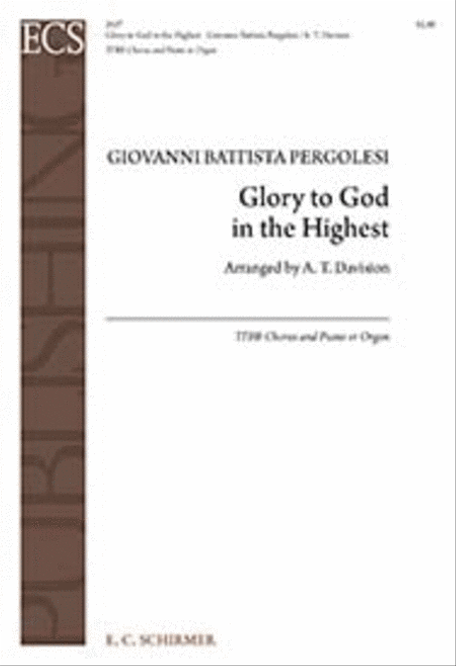 Glory to God in the Highest! TTBB scores gallery preview page 1