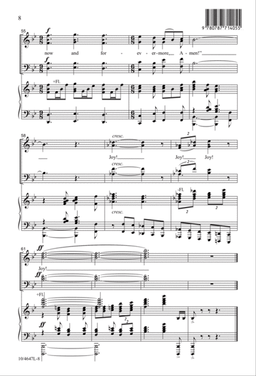 Christmas Canticles 4-Part scores gallery preview page 8