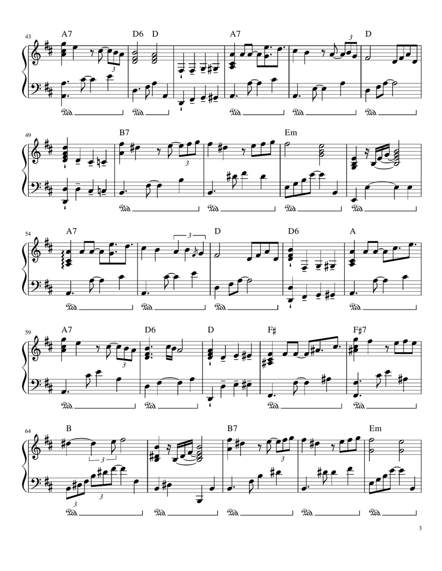 Nuestro Juramento Piano Solo scores gallery preview page 3