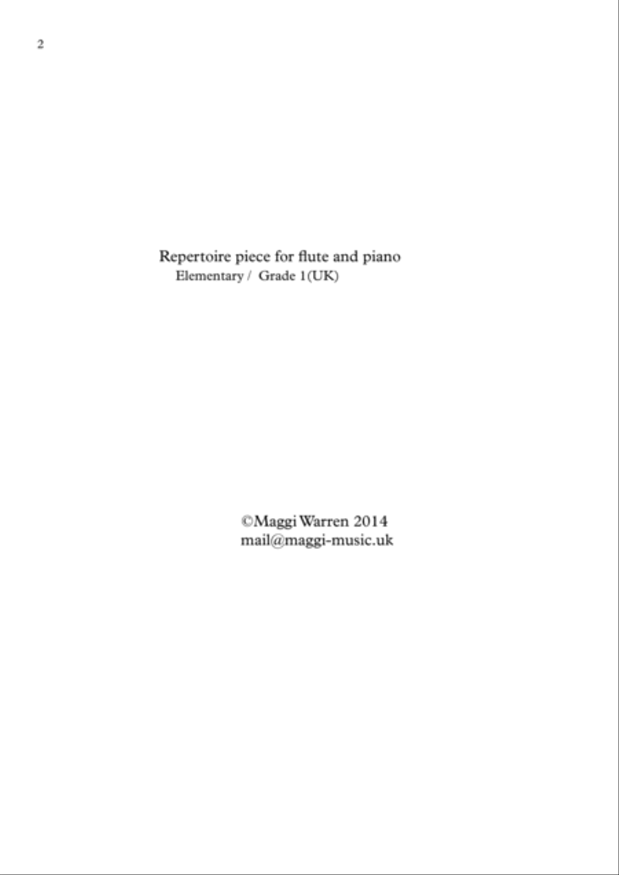 Lazy-Jazy Waltz Flute Solo scores gallery preview page 2