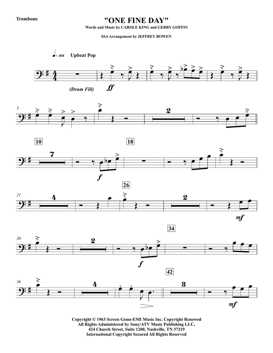 One Fine Day Concert Band scores gallery preview page 4