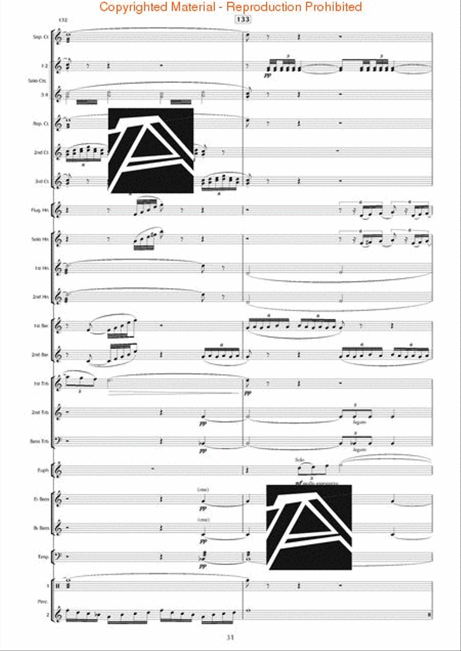 Surround Sound Brass Band scores gallery preview page 32